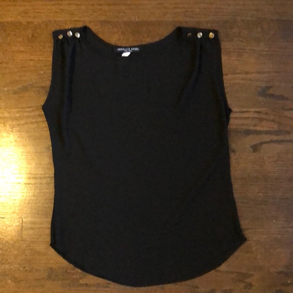 Absolute Angel Tops - Semi-Sheer Black Blouse